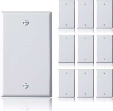 heat resistant electrical box cover plate blank|unused outlet box covers.